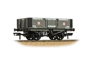Bachmann Branchline 37-027B OO 5 Plank Wagon Penderyn Limestone Quarries Grey