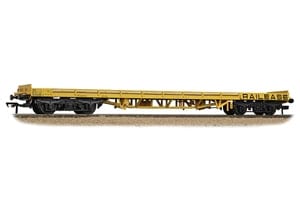 Bachmann Branchline 38-903 OO BR PFB Carflat Wagon Railease Yellow