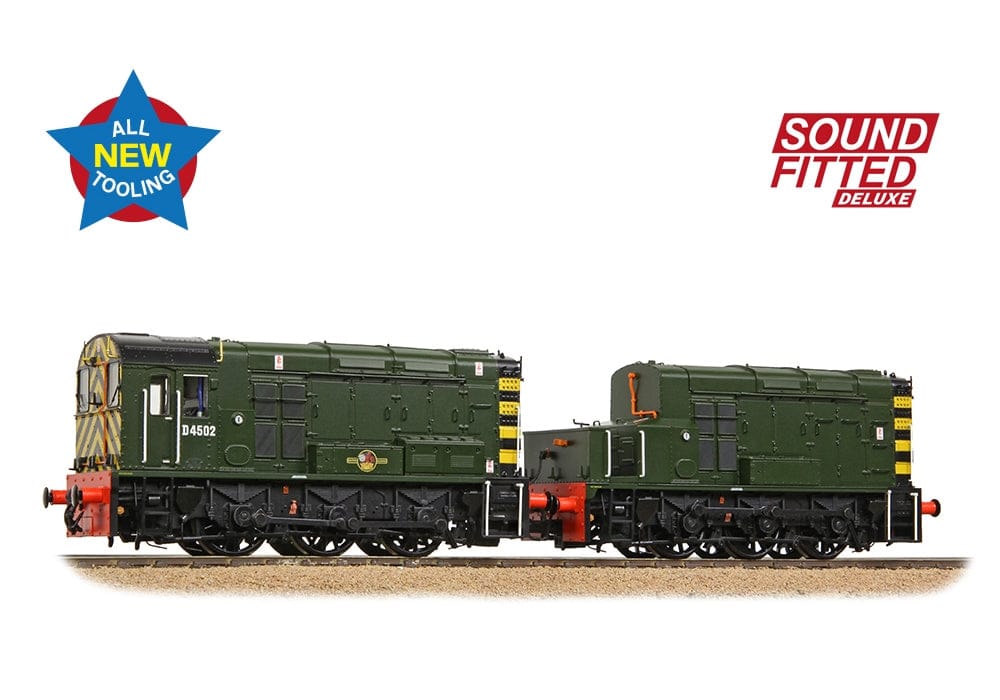 Bachmann Branchline 35-945SF OO Class 13 D4502 BR Green DCC Sound