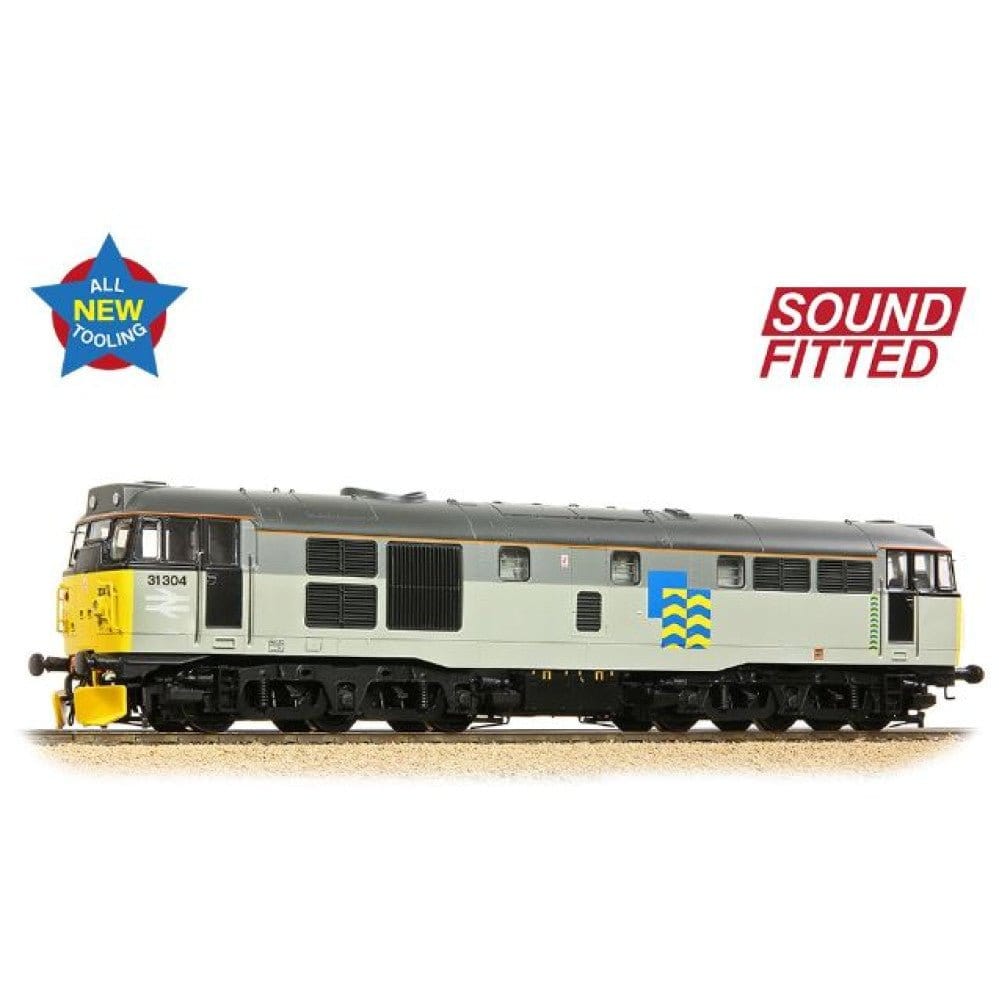 Bachmann Branchline OO Scale Class 31/1 Refurbished 31304 BR Railfreight Petroleum Sector (DCC & Sound) - Hobbytech Toys