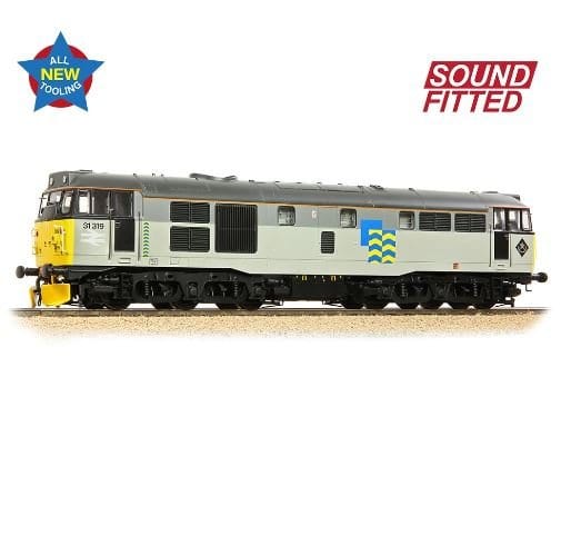 Bachmann Branchline OO Scale Class 31/1 Refurbished 31319 BR Railfreight Petroleum Sector (DCC & Sound) - Hobbytech Toys