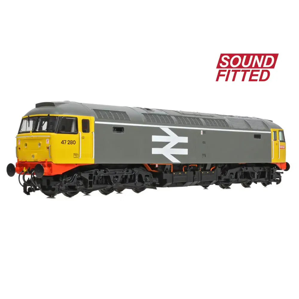 Bachmann Branchline OO Scale Class 47/0 47280 BR Railfreight Grey Diesel Loco - DCC & Sound Fitted