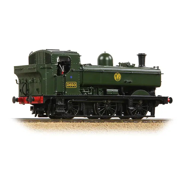 Bachmann Branchline OO Scale GWR 8750 Pannier Tank 3650 GWR Green (Shirtbutton)
