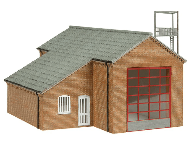 Bachmann Scenecraft 44 - 0177 OO Scale Fire Station - Hobbytech Toys