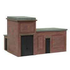 Bachmann Scenecraft 44 - 0181B OO Lineside Brick Substation Black - Hobbytech Toys