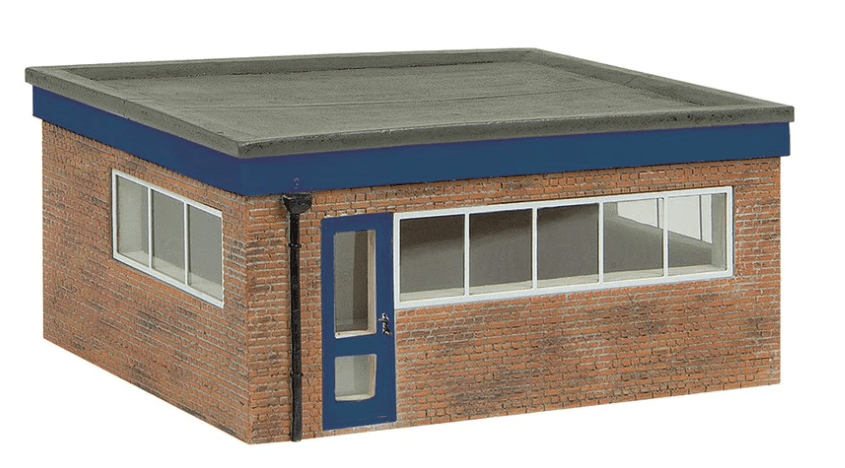 Bachmann Scenecraft 44 - 0182B OO Scale Shunters Hut Blue - Hobbytech Toys