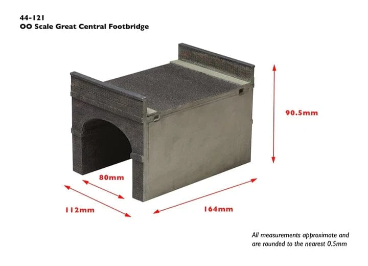 Bachmann Scenecraft 44-121 OO Great Central Single Road Bridge - Hobbytech Toys