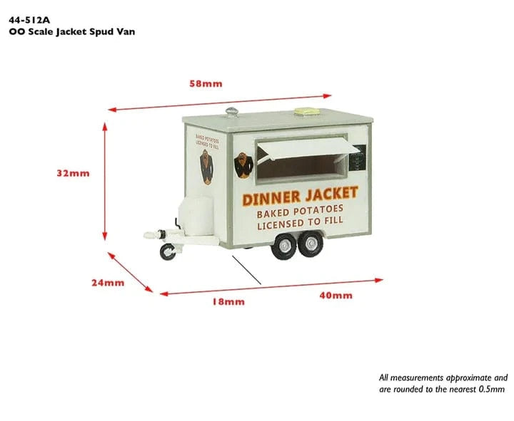 Bachmann Scenecraft 44-512A OO Jacket Spud Van - Hobbytech Toys
