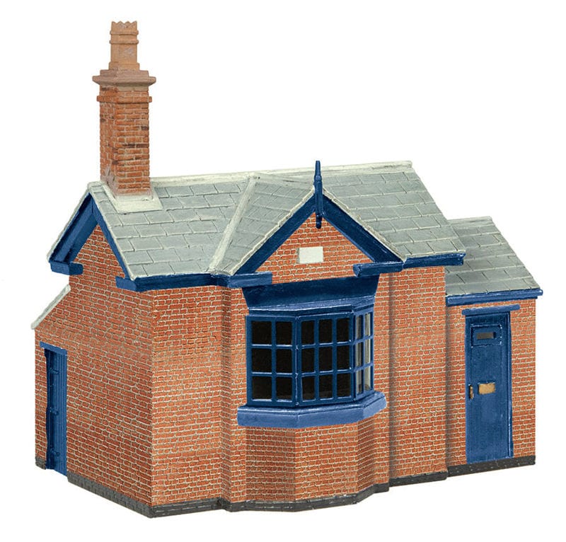 Bachmann Scenecraft OO Scale Toll Office - Brick & Blue