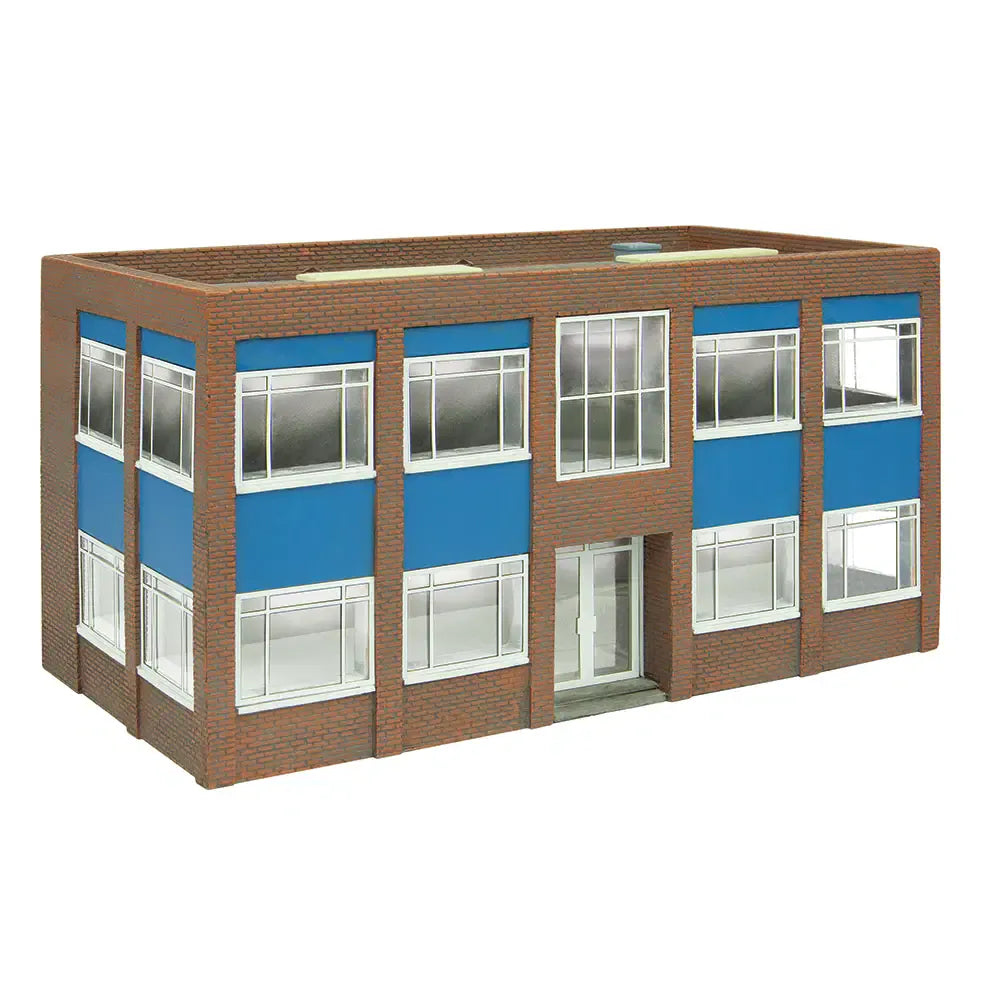 Bachmann Scenecraft OO Scale Two Storey Office Block - Blue