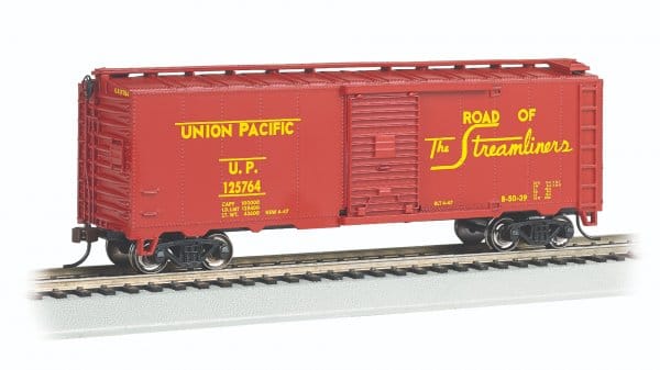 Bachmann USA HO Scale 40 Steam Era Box Car - Union Pacific #125764