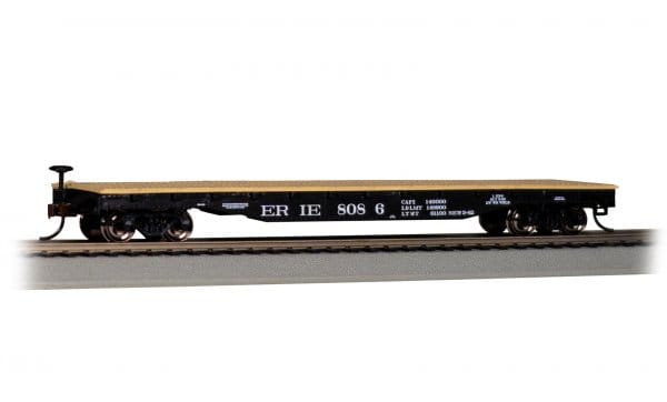 Bachmann USA HO Scale 52 Flat Car - Erie #8086
