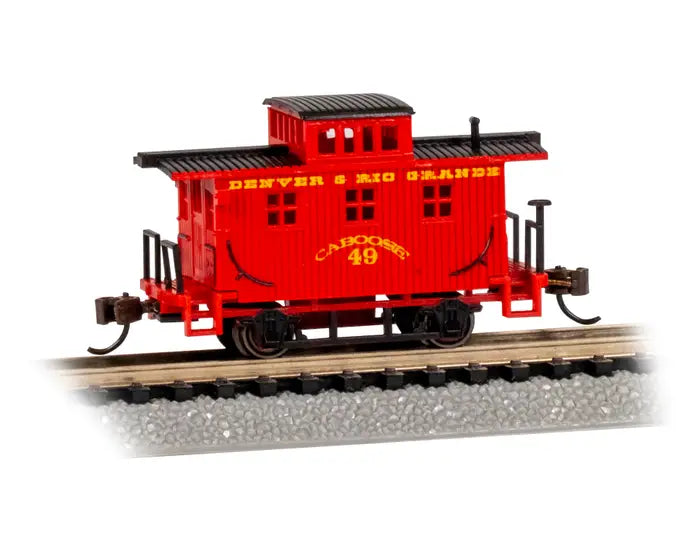 Bachmann USA N Scale Old-Time Bobber Caboose D&RG #49