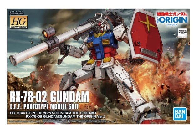 Bandai 5058929 1/144 HG Rx - 78 - 02 Gundam (Gundam The Origin Ver.) - Hobbytech Toys