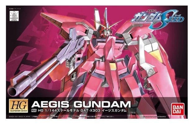 Bandai 5060362 HG 1/144 R05 Aegis Gundam Seed - Hobbytech Toys