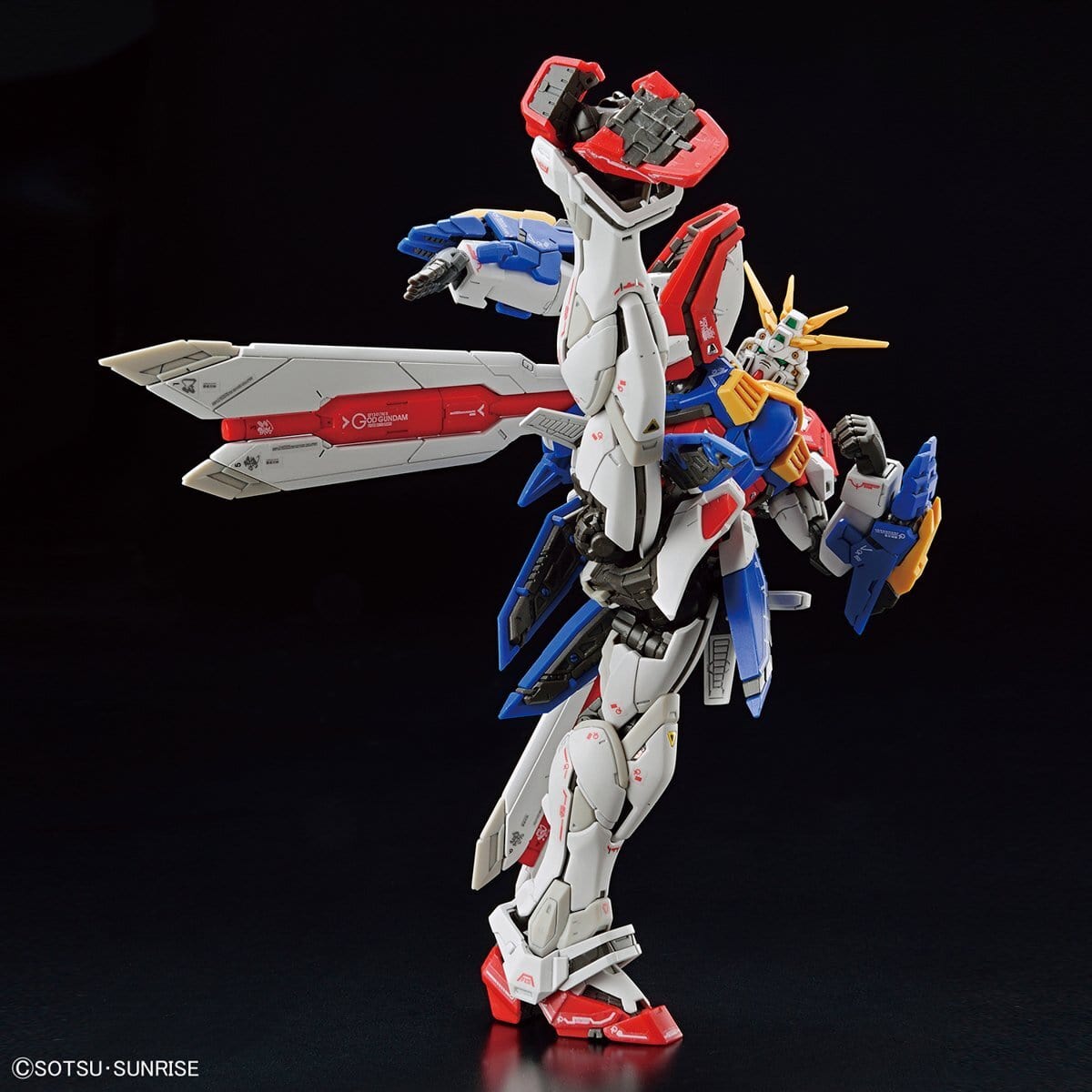 Bandai 5063358 1/144 RG God Gundam Mobile Fighter G Gundam Kit - Hobbytech Toys