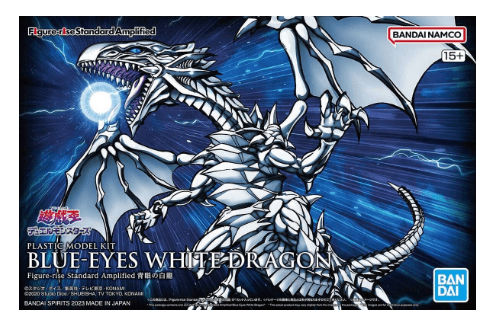 Bandai 50650221 Figure - Rise Standard Amplified Blue - Eyes White Dragon - Hobbytech Toys