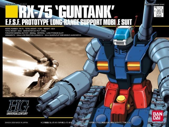 Bandai G5056830 1/144 HGUC Guntank - Hobbytech Toys