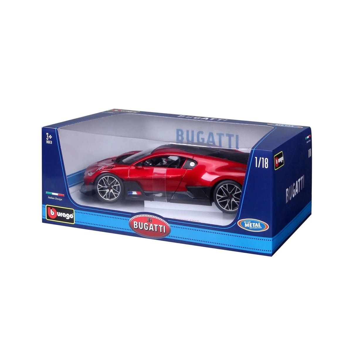 Bburago 1/18 2018 Bugatti Divo Diecast Model - Assorted Colors - Hobbytech Toys