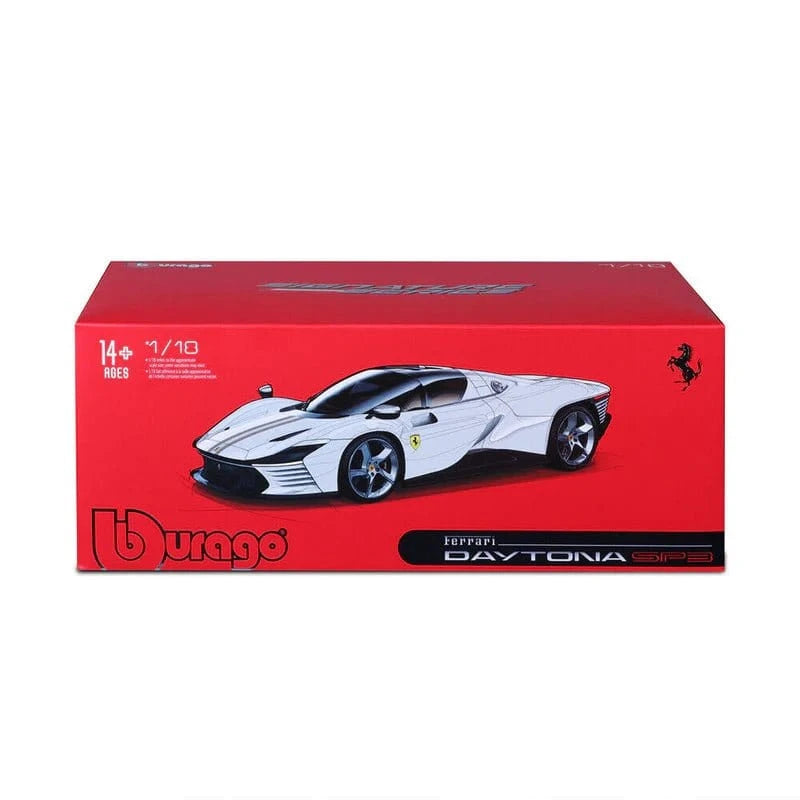 Bburago 1/18 2022 Ferrari Daytona SP3 White Diecast Model - Hobbytech Toys