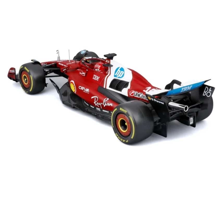 Bburago 1/18 2025 F-1 Ferrari #16 Charles Leclerc Diecast Model