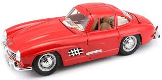 Bburago 1/24 1954 Mercedes Benz 300SL Gullwing Diecast Model - Hobbytech Toys