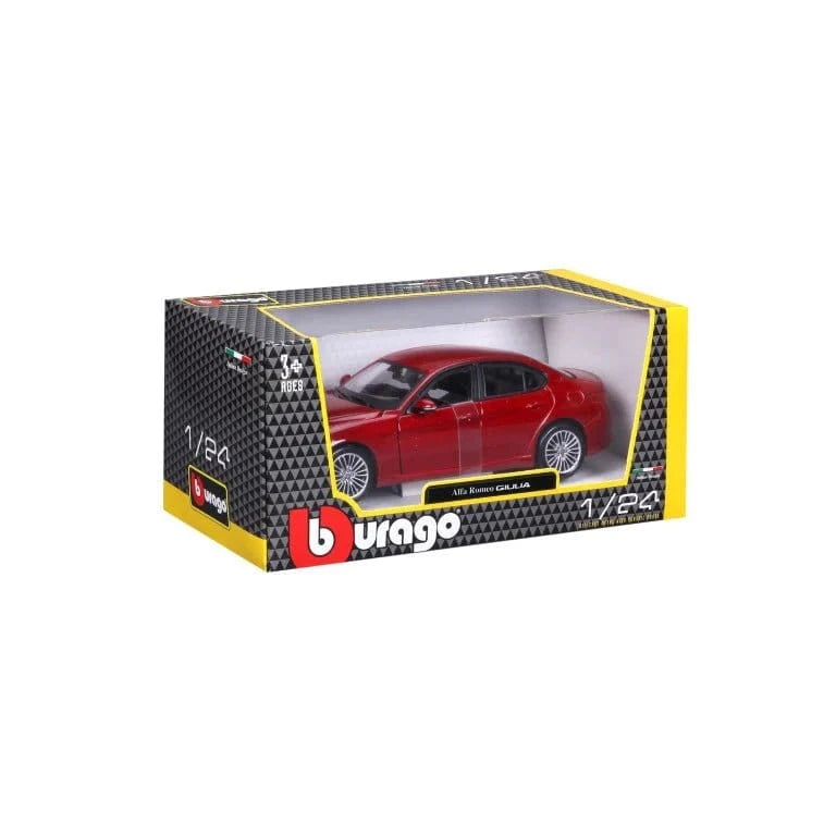 Bburago 1/24 2020 Alfa Romeo Giulia Saloon Diecast Model - Hobbytech Toys