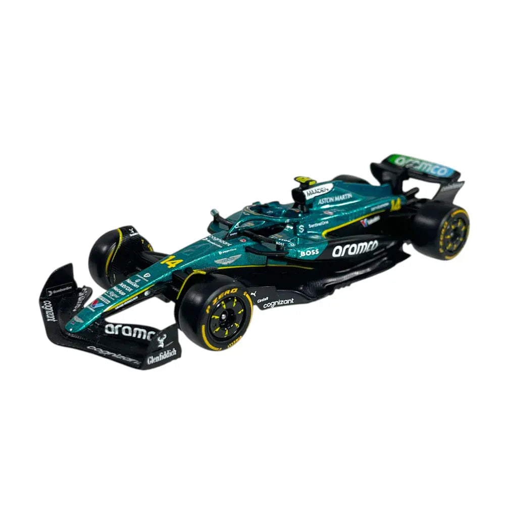 Bburago 1/43 2025 F1 Aston Martin AMR25 #14 Fernando Alonso Diecast Model