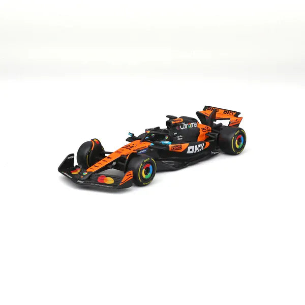 Bburago 1/64 2025 McLaren MCL39 w/Collector Box #81 Oscar Piastri Diecast Model