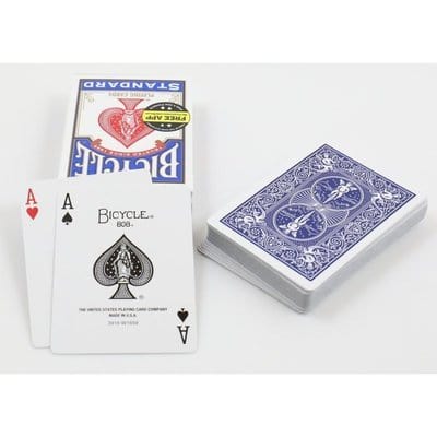 Bicycle Classic Rider Blue Back with Black Closure Seal (1) - Hobbytech Toys