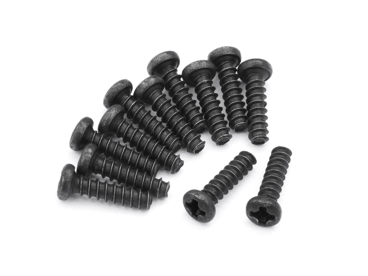BlackZon 540047 Slyder Pan head Self Tapping Screws 2x8mm (12pcs) - Hobbytech Toys