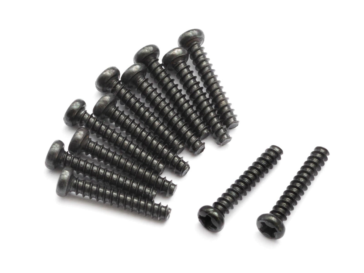BlackZon 540054 Slyder Pan head Self Tapping Screws 2x12mm (12pcs) - Hobbytech Toys
