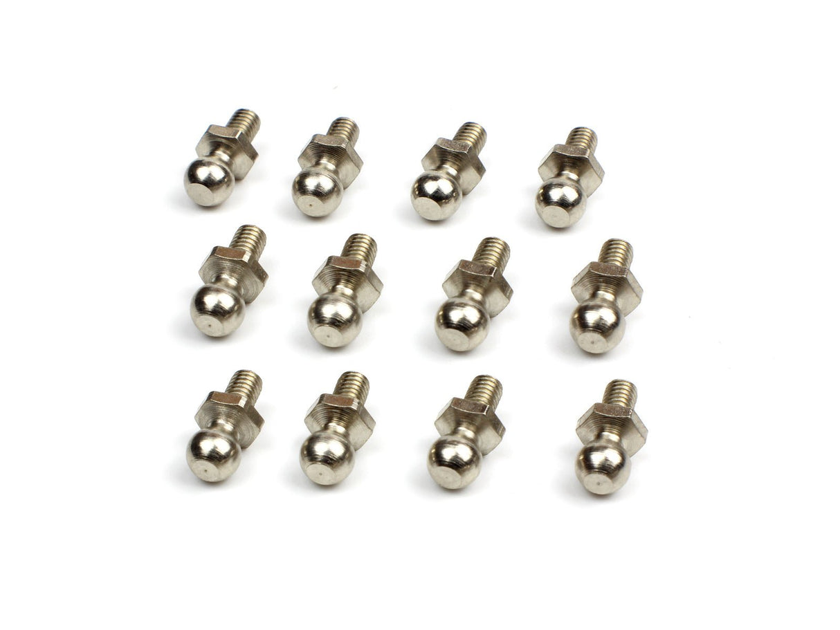 Blackzon 540143 Smyter Ball Stud 4.8x12mm (12pcs) - Hobbytech Toys