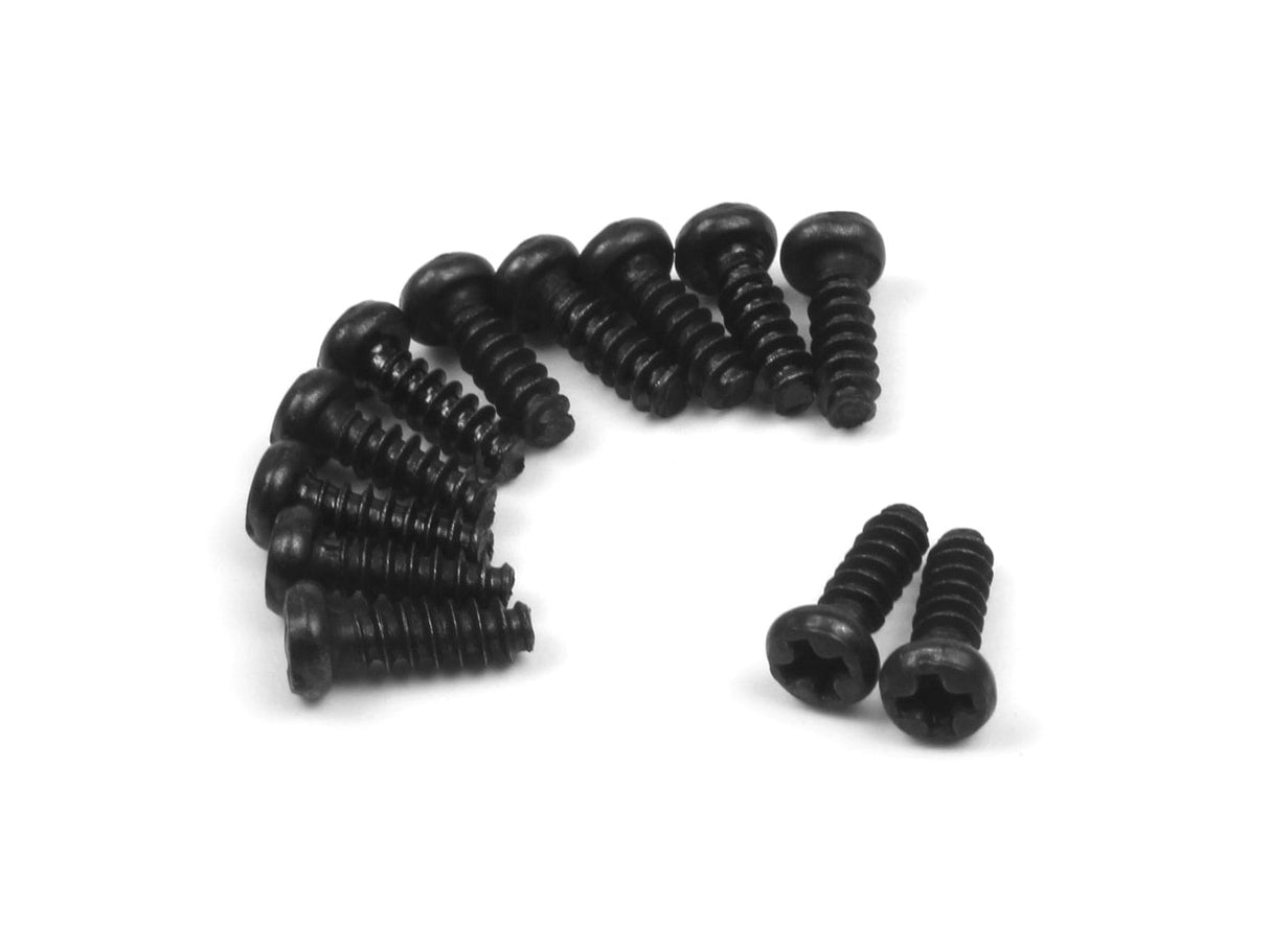 Blackzon 540153 Smyter Pan Head Self Tapping Screws 2.6x8mm (12pcs) - Hobbytech Toys