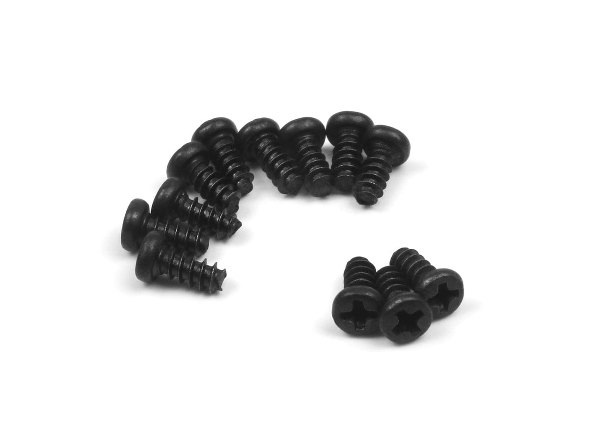 Blackzon 540154 Smyter Pan Head Self Tapping Screws 2.6x6mm (12pcs) - Hobbytech Toys