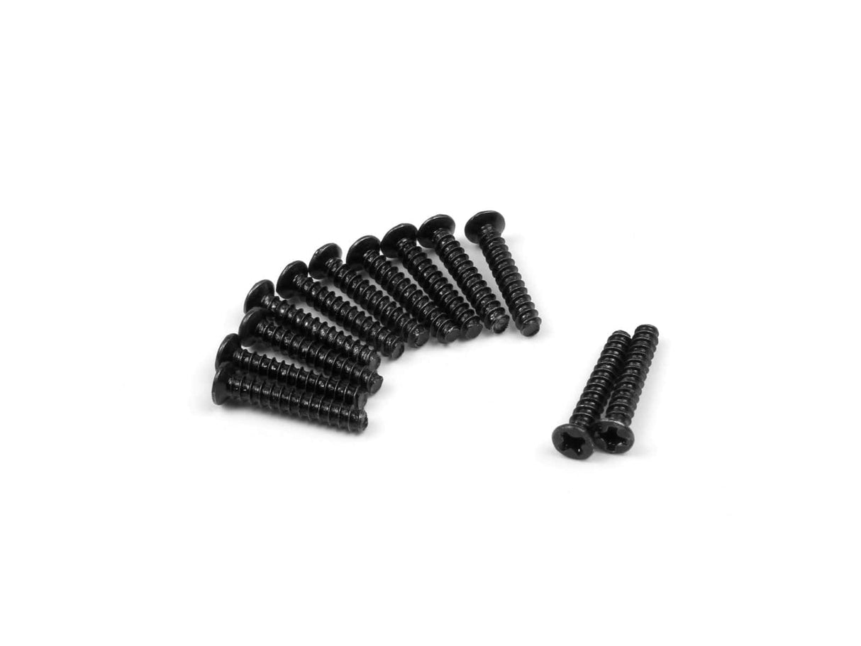 Blackzon 540160 Smyter Countersunk Self Tapping 2x12mm (12pcs) - Hobbytech Toys