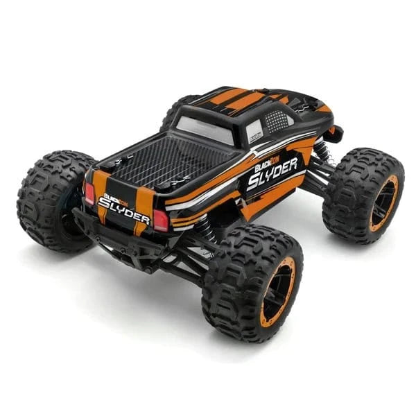 Blackzon Slyder MT 1/16 4WD Electric Monster Truck - Orange - Hobbytech Toys