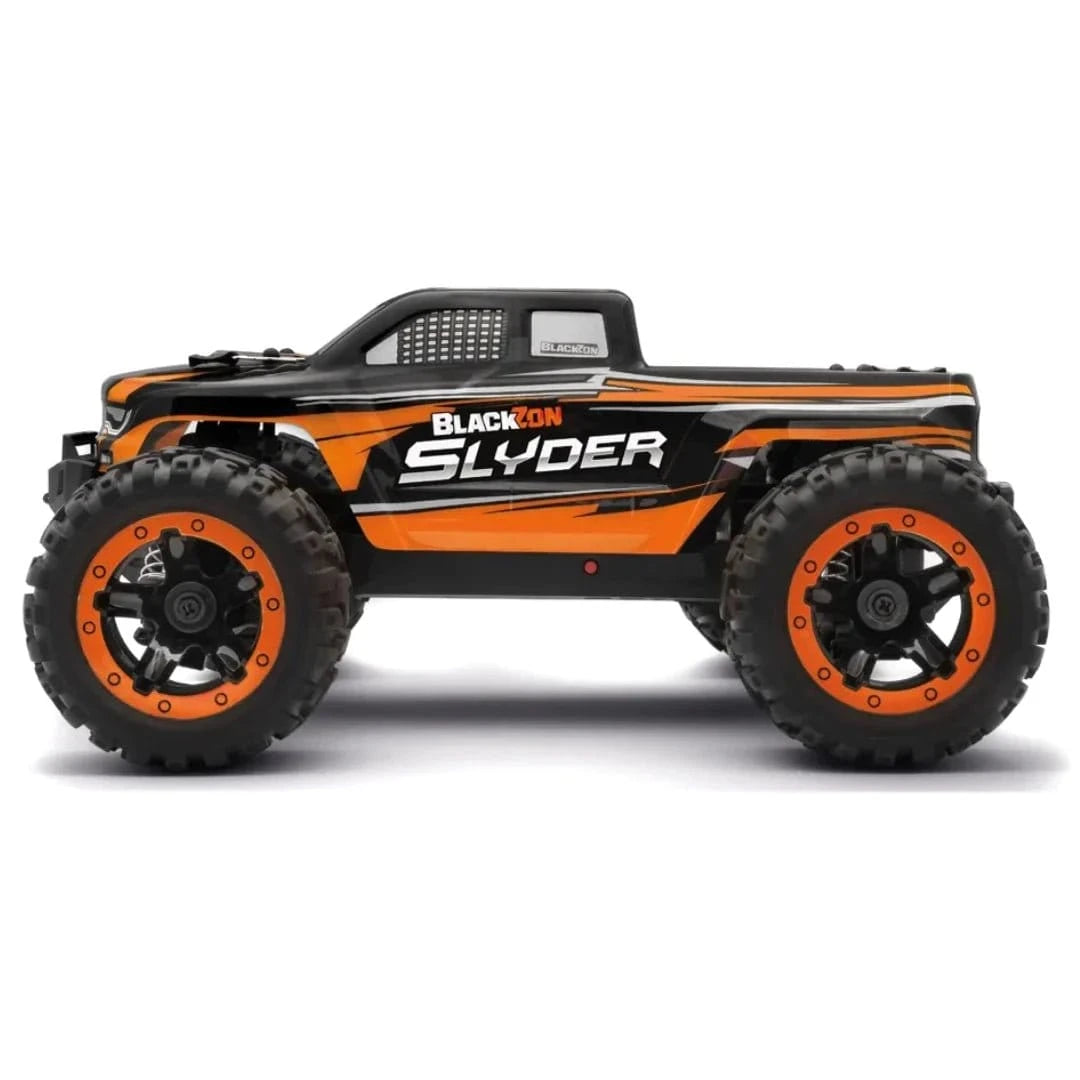 Blackzon Slyder MT 1/16 4WD Electric Monster Truck - Orange - Hobbytech Toys