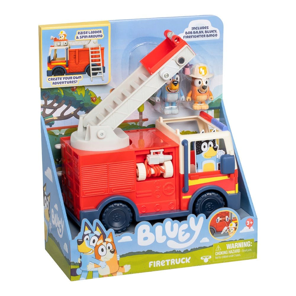 Bluey S10 Firetruck With Figures - Hobbytech Toys