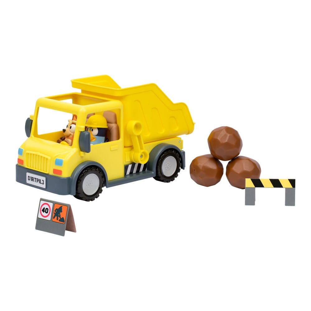 Bluey S12 Dump Truck with Figures - Hobbytech Toys