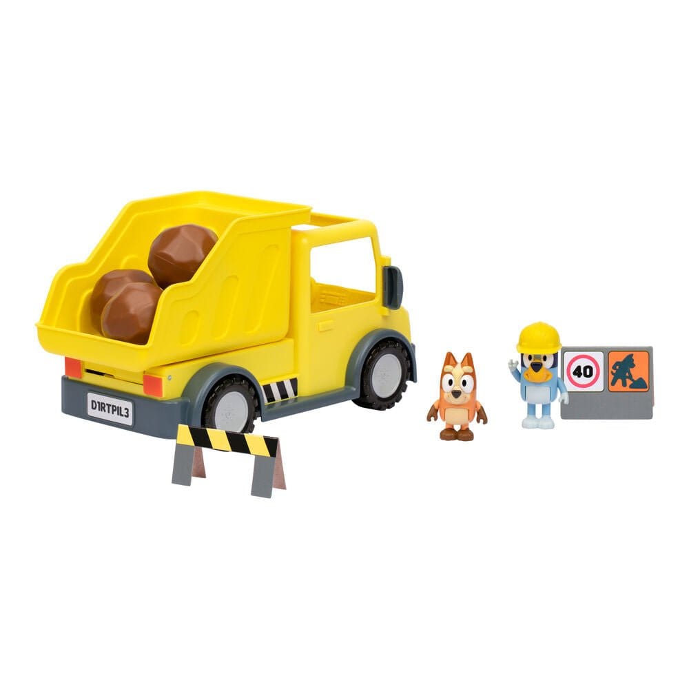 Bluey S12 Dump Truck with Figures - Hobbytech Toys