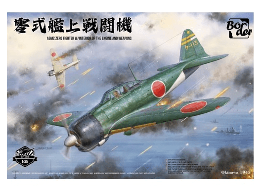 Border Model 1/35 A6M2 Zero Fighter Plastic Model Kit