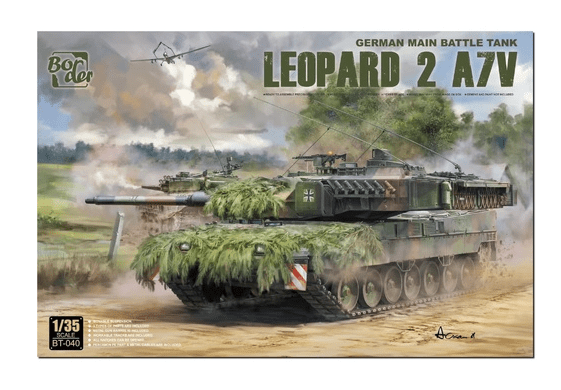 Border Model 1/35 Leopard 2 A7V Plastic Model Kit