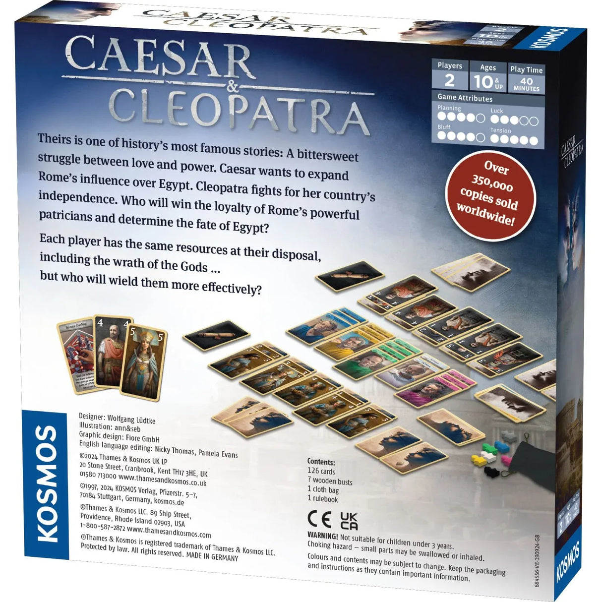 Caesar & Cleopatra Card Game