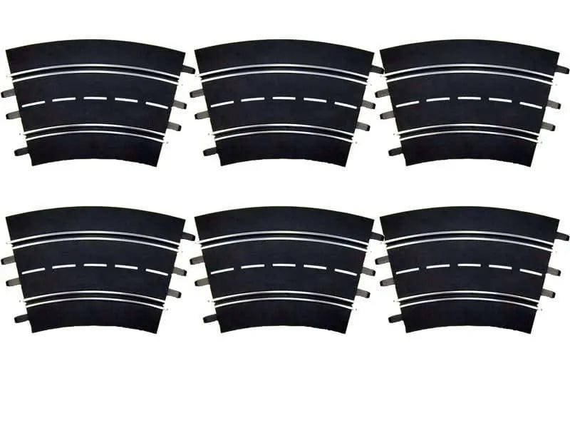 Carrera 20572 Evo/Digital Curve Track 2/30 (6pcs) Carrera SLOT CARS - PARTS