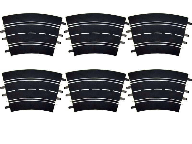 Carrera 20577 Evo/Digital Curved Track 1/30 (6pcs) Carrera SLOT CARS - PARTS