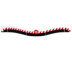 Carrera 20604 Shoulders for Chicane 3pc - Hobbytech Toys