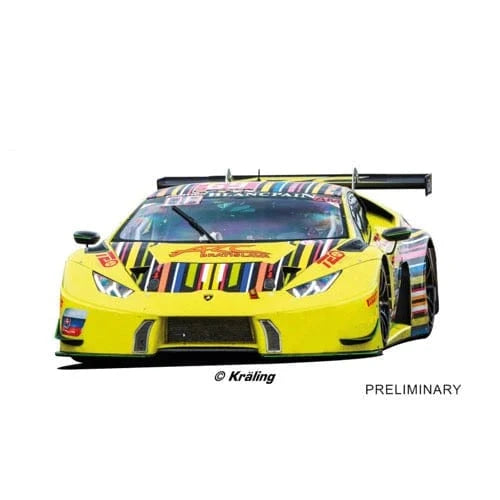 Carrera 27749 Evolution 1/32 Lamborghini Huracán GT3 Bratislava, No.69, 24H Spa 2016 - Hobbytech Toys