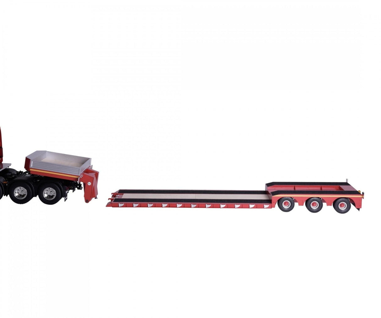 Carson 1/14 3 - Axle Low Loader Gooseneck / Low Bed Trailer Kit - Hobbytech Toys