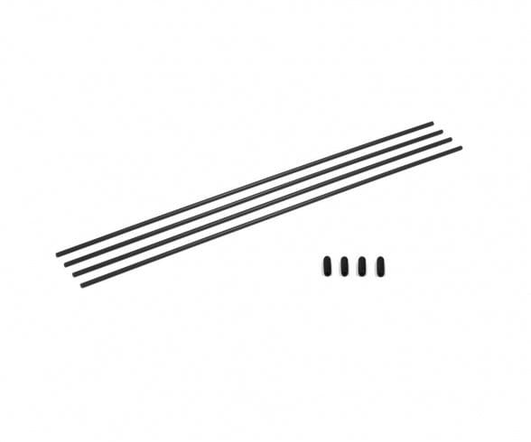 Carson Antenna Tube Black (4pcs) - Hobbytech Toys